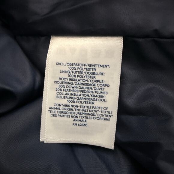 Lands End Down Puffer Vest Mens XXL Light Blue 2XL Full Zip - Picture 3 of 10